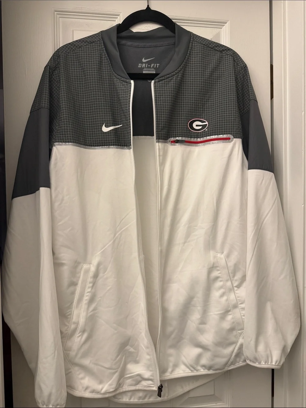 University of Georgia Nike Dri-FIT Bulldogs UGA Dawgs Full Zip Jacket Men’s M